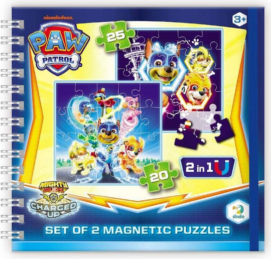 Puzzle pentru copii Paw Patrol Mighty Pups Super Paws 2 Piese Just Toys