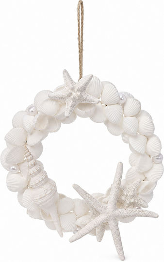 Hanging Handmade White Wall Decor 16cm