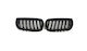 BMW X3 E83 2004.01 Autostoßstangen Glänzendes Schwarzes Set Aus 2 Teilen