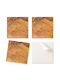 Vinyl Floor Sticker Print Pattern Natural Wood 4x50x50 Pcs