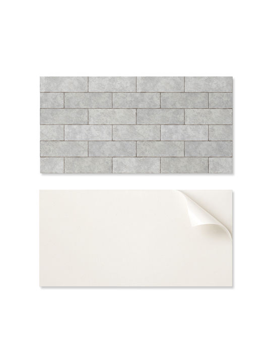 Autocolante Plăci de Faianță din Vinil Ideale pentru Interioare Moderne Design Tridimensional de Cărămidă 10x40x20 bucăți