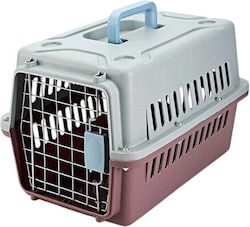 Dog Transport Cage Pink 48x32x30cm
