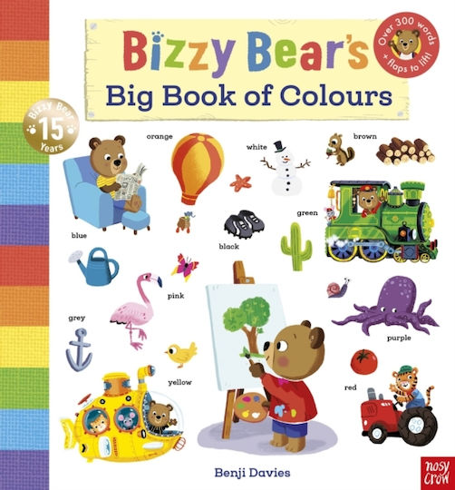 Bizzy Bear's Big Book Of Colours - Nosy Crow Ltd - Board Book