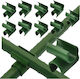 Set 10 Conectori Araci De Grădină Zola Structuri De Plante Tip Cruce 90° Suporturi 11 Mm Reutilizabile Verzi