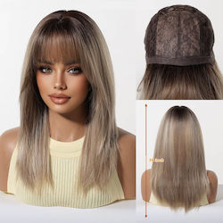 Animis Beauty Perucă cu Păr Sintetic în Nuanță Blondă 40cm Animis Beauty Perucă cu Păr Sintetic în Nuanță Blondă 40cm