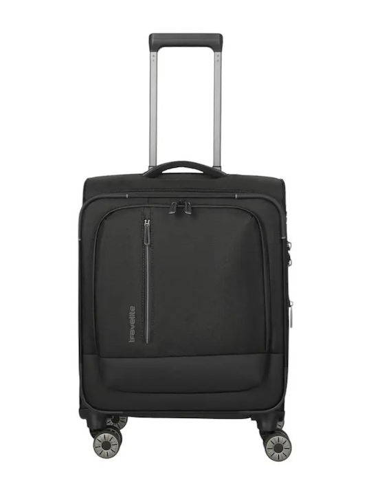 Travelite Reisegepäck Kabinen Stoff Schwarze Höhe 55cm