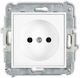 Karlik Single Power Socket White