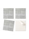 Coloray Wandsticker & Wandgemälde für Fliesen Grafisches Muster für Esszimmer PVC 3D Ziegel Design 20x20x20 cm