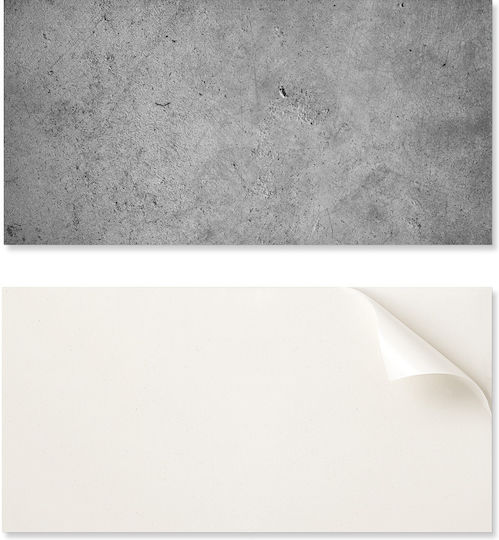 Set of Vinyl Tiles Printed Raw Concrete Texture 6x60x30 Pcs