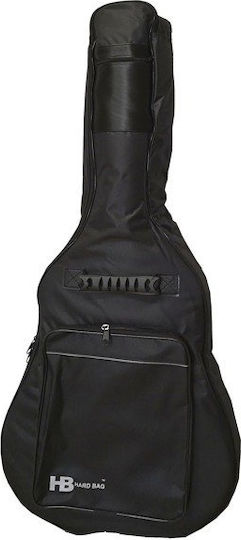 Hard Bag Wasserdichte Akustikgitarrentasche mit Gepolstert 4/4 Schwarze