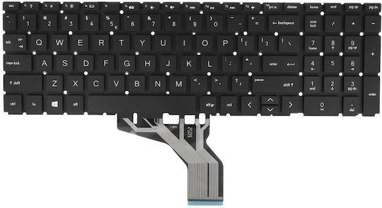 Oem Hp 250 G7 255 G7 15-da 15-db Keyboard Black Us