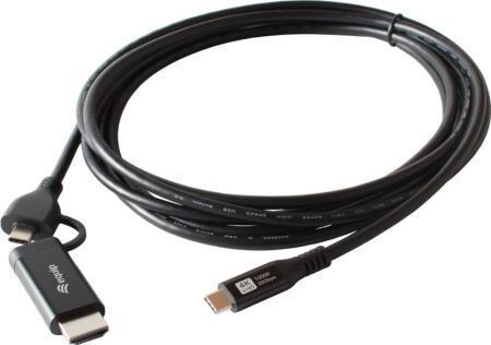 Equip HDMI male - USB-C male Cable 1m Black