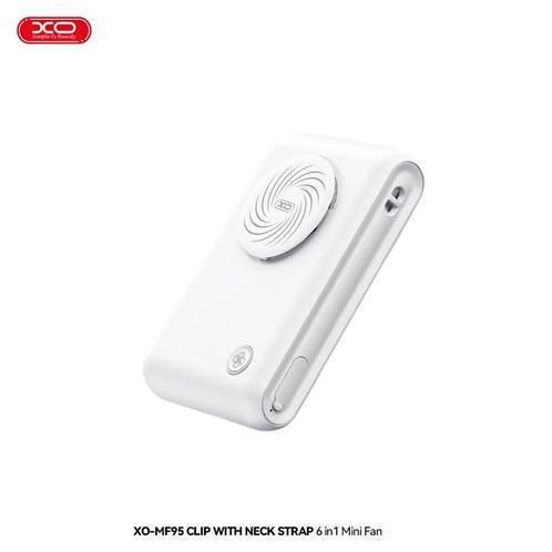 Xo Mf95 Fan 6 In 1 Clip Neck 2000 Mah White