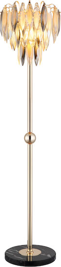 Globo Lighting Globo Lighting Φωτιστικά Δαπέδου Υ165εκ. με Ντουί για Λαμπτήρα E14 Χρυσό