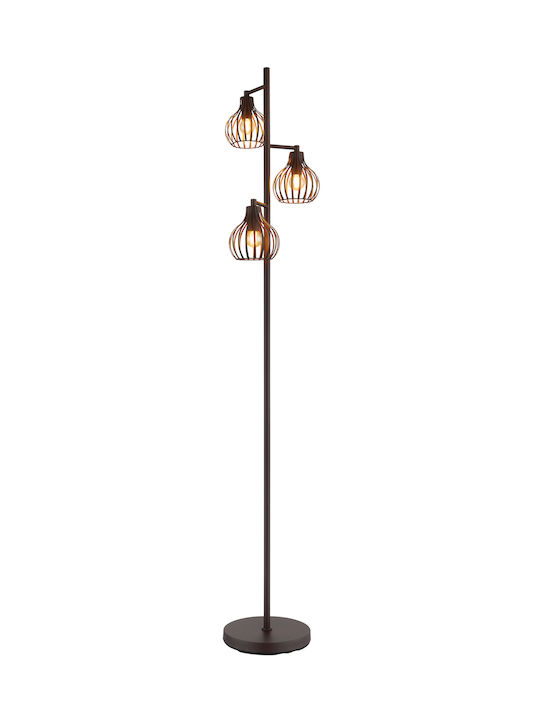 Globo Lighting Floor Lamp H161cm Orange Globo Lighting Floor Lamp H161cm Orange