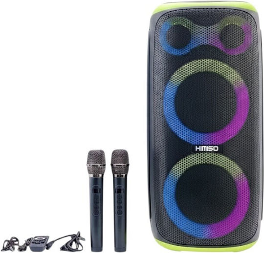 Kimiso Karaoke Speaker with Wireless Microphones and Lighting Effects QS-289 260486_g Green