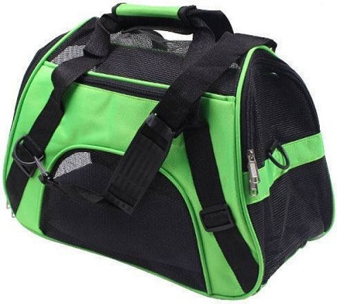 Pawcare Dog and Cat Carrying Bag Green M48xW29xH25cm