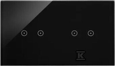 Simon Touch Frame Touch Panel 2 Modules 2 Horizontal Touch Fields + 2 Horizontal Touch Fields Lava Fixtures Dstr222/73