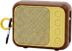 Kimiso KMS-312C Bluetooth 5W Bis 3 Stunden Braune Bluetooth Lautsprecher