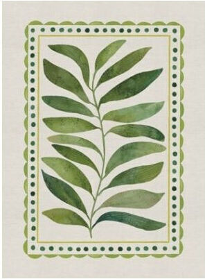 Tessitura Toscana Telerie Tamarindo Tea Towel In Green Color