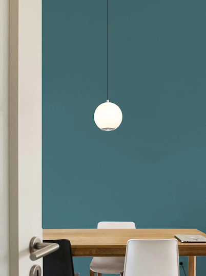 Globo Lighting Verstellbare Deckenleuchte Grau LED mit Natürliches Weiß Licht Kugel