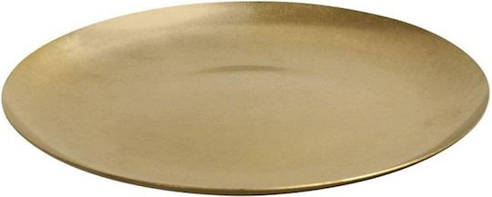 Espiel Shallow Plate Shallow Plate Inox Yellow with Diameter 15cm