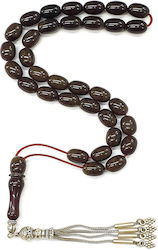 Roloi Komboloi Worry Beads with 33 Beads Made of Mastic Length 36cm