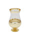 Keskor Dekorative Glasvase Gold Y29cm