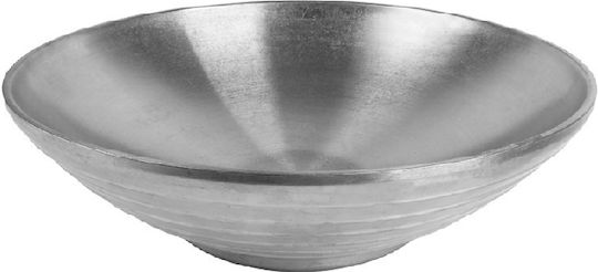 Espiel Antique Serving Bowl Round Inox Grey with Diameter 24cm 2 Pieces