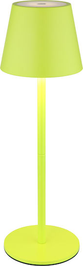 Globo Lighting Metal Table Lamp LED with Green Shade and Base