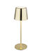 Globo Lighting Metal Table Lamp LED with Gold Shade and Base