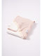 Evita Baby Bathrobe with Hood Salmon