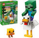 LEGO Minecraft Chicken Jockey for 9+ Years 344 Pieces