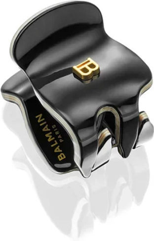 Hair Clip Black White Balmain Pince A Cheveux Extra Small Black White Xs