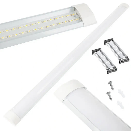 Verk Group LED Linear Ceiling Light 28W Warm White 120cm