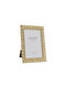 Plastic Photo Frame With Gold Frame