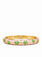 Awear Women's Handcuff Bracelet with Flower Design