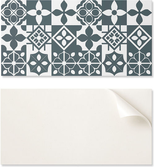 Vinyl Tile Stickers Hallway Geometric Patterns Tiles 6x60x30 cm