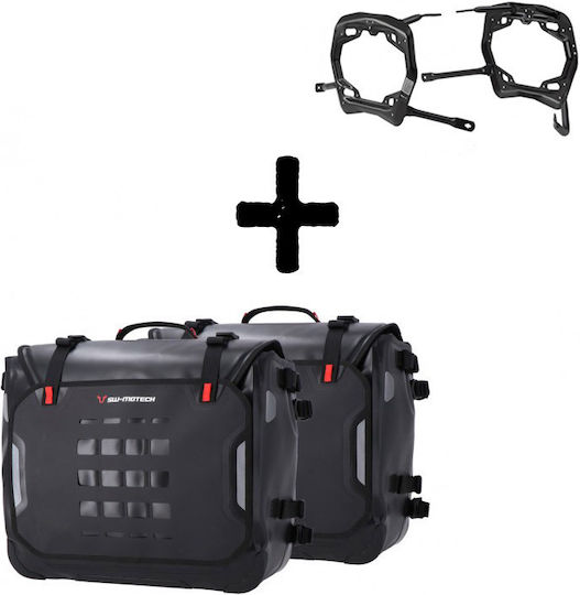 Set of Waterproof Saddlebag Mounts Sw-motech Sysbag WP L Yamaha Tracer 7 24