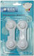 HOMie Cabinet & Drawer Lock with Sticker Plastic White 2 Pieces