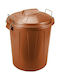 Hega Hogar Plastic Brown Waste Bin 21lt