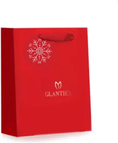 Glantier Red Gift Bag 23x10x18cm
