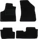 Car Mats Carpet Quality Luxury Black Compatible Peugeot 5008 Model 2009 2017 4 Pieces