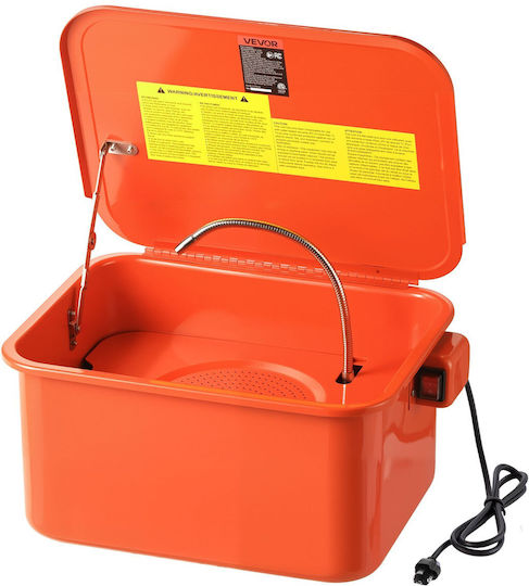 Vevor Portable Automotive Parts Cleaner 19L Tank 13L Solution Capacity Electric Pump Maximum Output 1.5L/Minute Qcljqxt5galb7drnt001v2