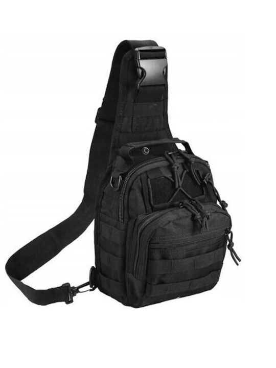 Geantă de umăr / crossbody pentru bărbați Neagră