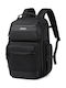Ozuko Backpack Αδιάβροχο Μαύρο