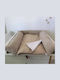IngVart Wickelunterlage für Babys aus Stoff Cappuccino 70x70cm