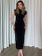 Summer Midi Dress Black