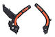 Ktm Frame Guards Super Grip Rtech Black Orange 2018-2021