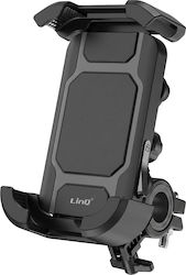 Linq Motorcycle Mtb Handlebar Mount 4 Shock Absorbers Automatic Locking Black